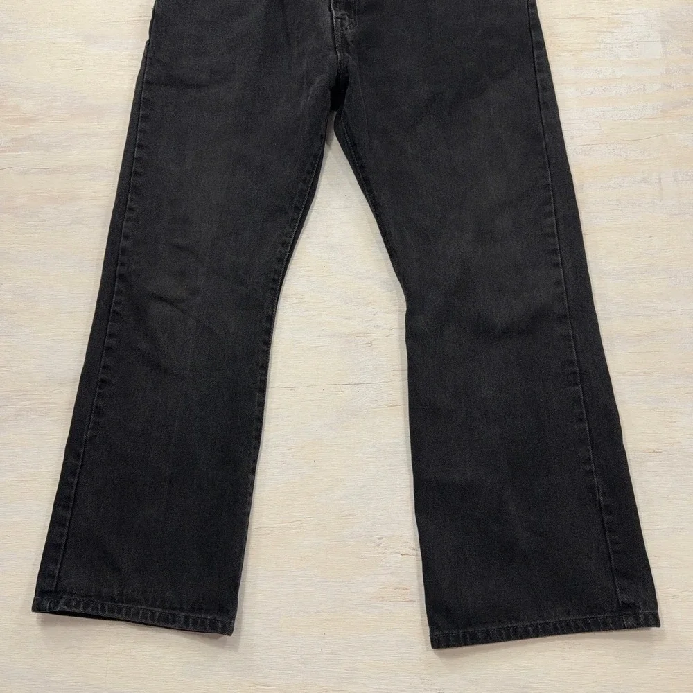 Levi's Jeans 517 Bootcut W40 L30 Classic 5-Pocket Black Denim Mens
